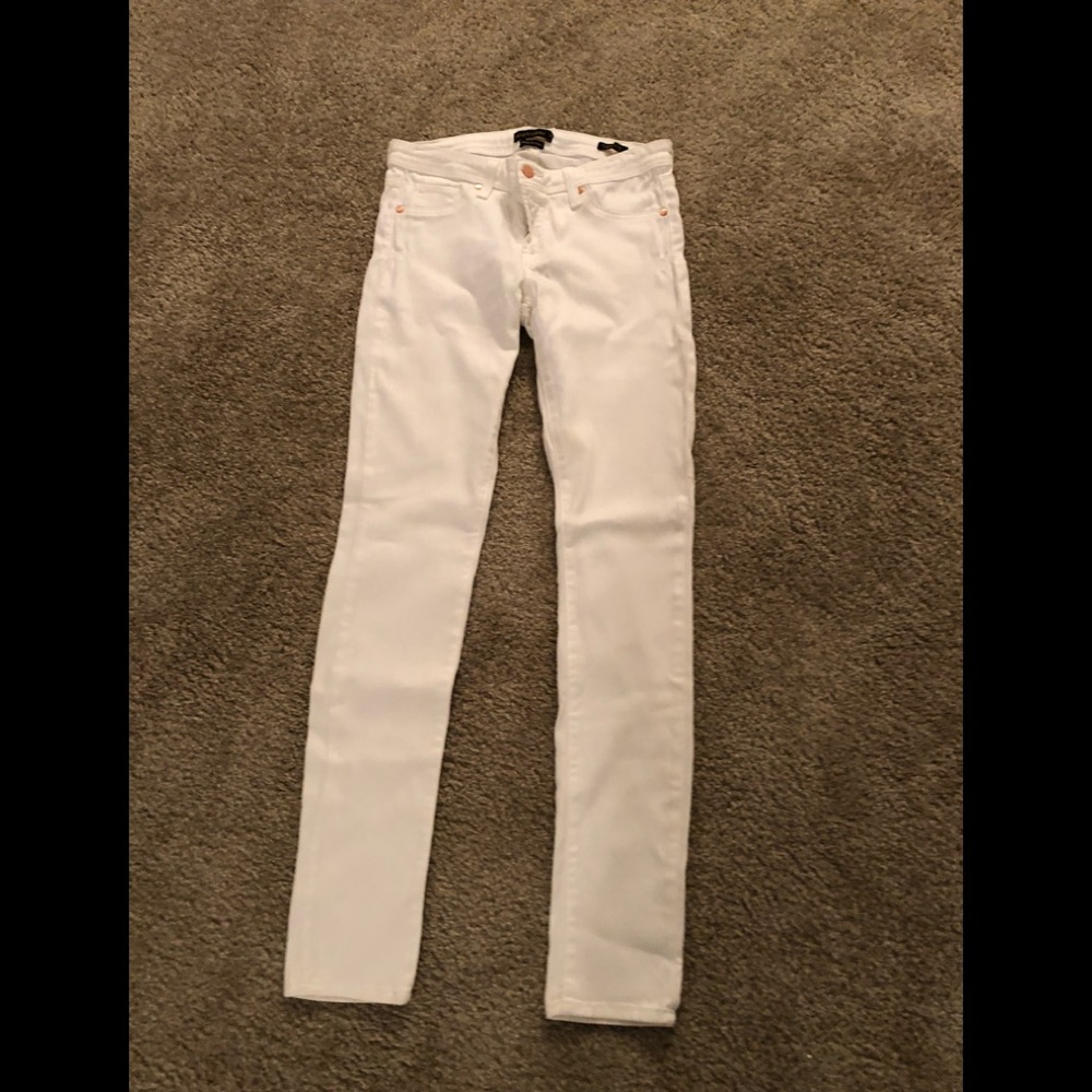 White Stretch Skinny Jeans